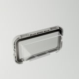 TOPwindows Hor-regenkap combinatie patrijspoort