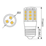 Talamex Ledlamp E14/E27