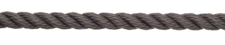 U-Rope Prijslandvast (PPM) 8 mm antraciet