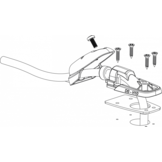 Scanstrut Dekdoorvoer horizontaal voor kabel 6-10 mm