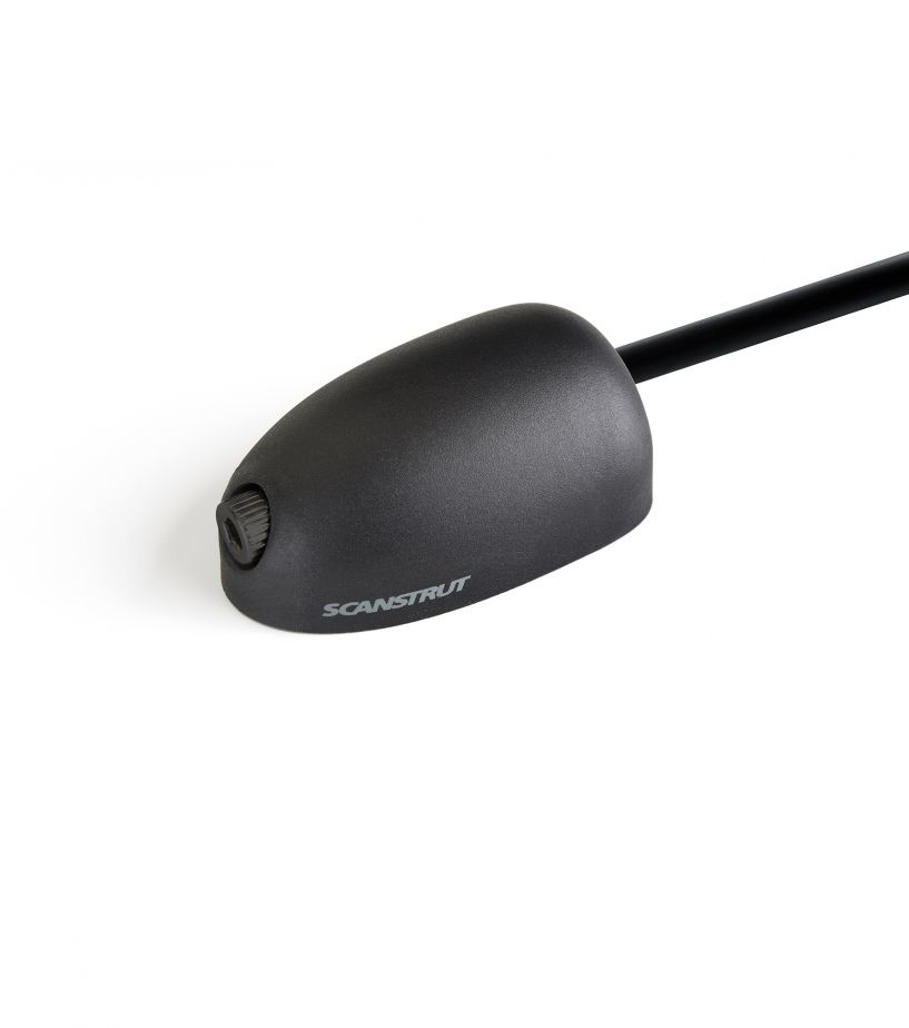 Scanstrut Dekdoorvoer horizontaal voor kabel 2-6 mm zwart