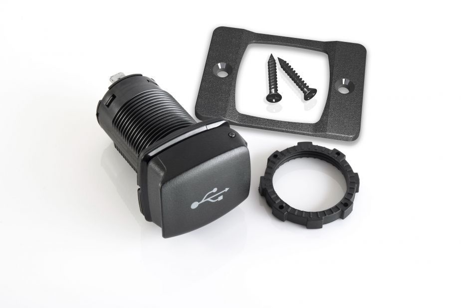 Scanstrut Flip Pro snellader waterdicht IPX4 USB-A en USB-C aansluiting 12 - 24 V met montageplaat