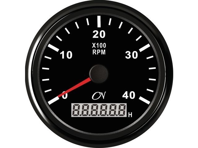 CN Toerenteller met bedrijfsurenteller 0-4000 r/pm