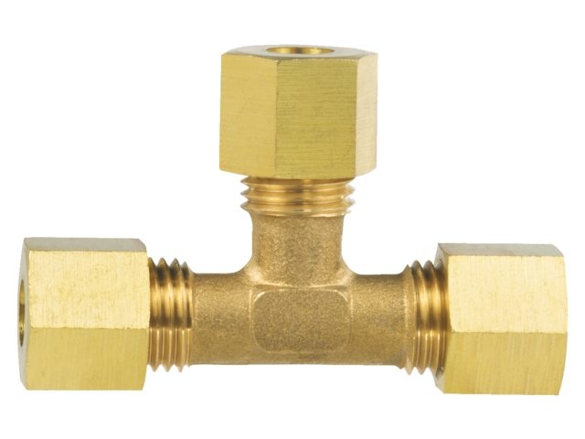 Talamex Messing T-Stuk 8 x 8 x 8