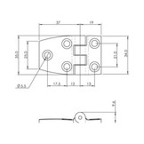 Talamex Nylon scharnieren