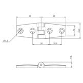Talamex Nylon scharnieren