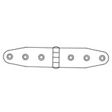 Talamex Scharnier RVS dikte 2 mm