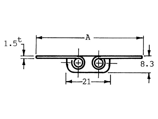 Talamex Scharnier RVS dikte 1,5 mm, foto 5 van 5