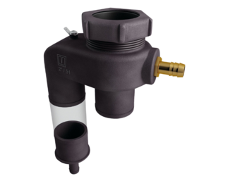 Vetus Brandstof-overloop type FSA, dop/slang