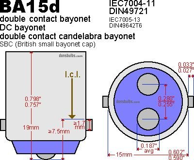 Båtsystem LED Kogellamp BA15D / BA15S, foto 3 van 3