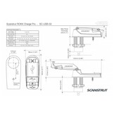 Scanstrut ROKK snellader pro IPX6 met USB-A & USB-C aansluiting