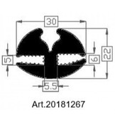  Raamrubber Grijs 5 en 6 mm | 25 meter