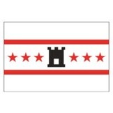 Talamex Provincievlag Drenthe, Formaat: 30 x 45 cm