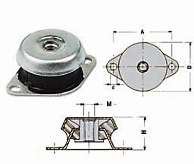 White Label Trillingsdemper Type 60.060