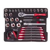 Hofftech Gereedschapset 59-delig luxe koffer