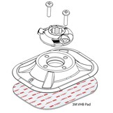 Railblaza Rib Port Incl. Star Port Wit +3M VHB