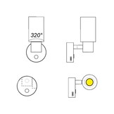 Talamex LED Wandlamp Girare