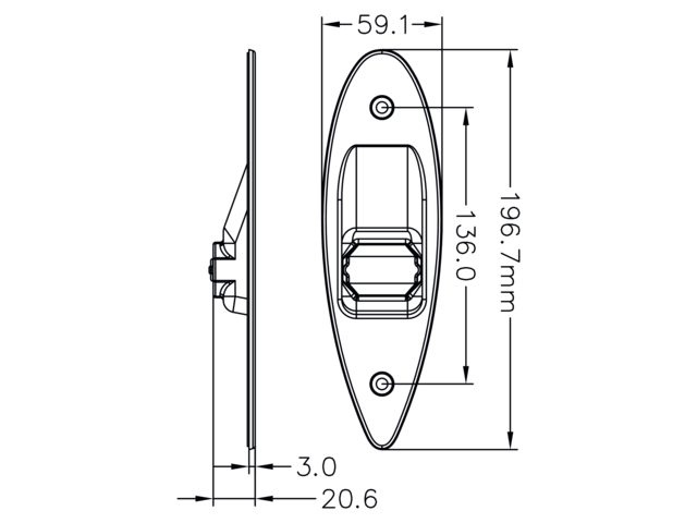 Talamex Navigatieverlichtingset inbouw LED, foto 4 van 6