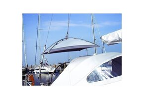 Blue Performance Sunshade Free Hanging