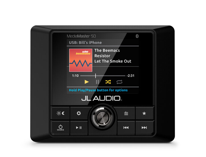JL Audio MM55 Media Master radio