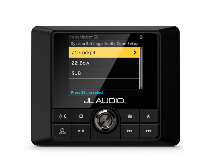 JL Audio MM55 Media Master radio