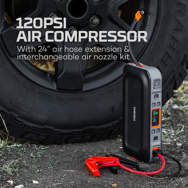 NEBO® Assist Air Jump starter / compressor, foto 3 van 5