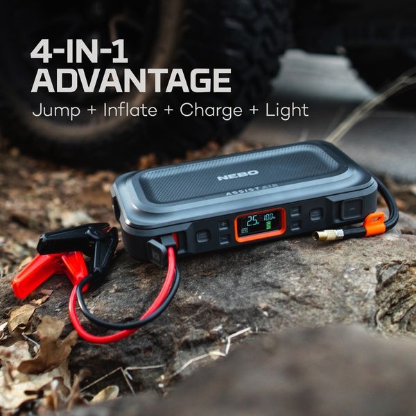 NEBO® Assist Air Jump starter / compressor, foto 5 van 5