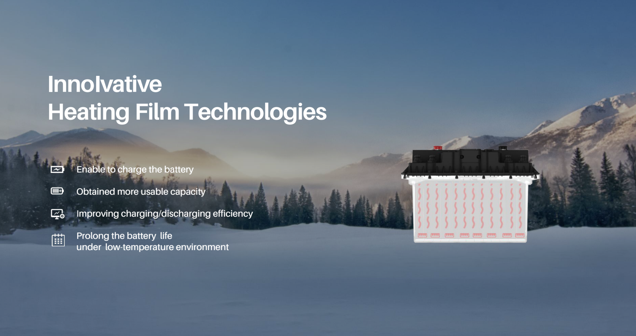 Pylontech 12.8V 100Ah 1280Wh Lithium Iron Phosphate (LiFePO4) IP67