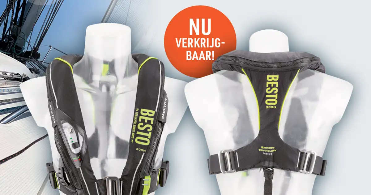 Besto Ultimate BackTow 300N: Het reddingsvest dat elke watersporter nodig heeft
