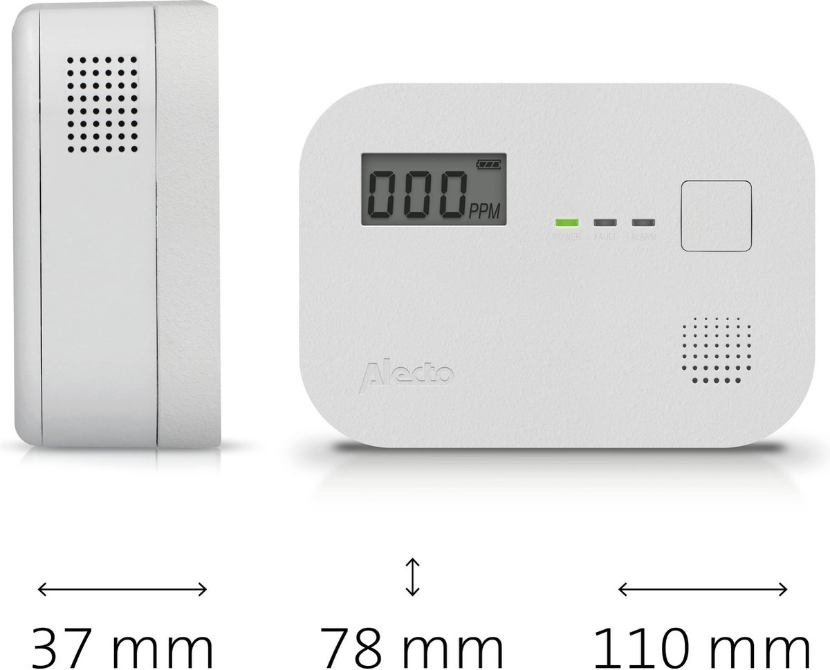 Alecto Koolmonoxide melder, foto 6 van 6