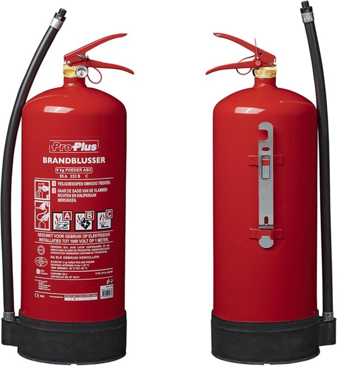 ProPlus Brandblusser 9kg ABC poeder NL + manometer