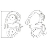 Talamex Snapsluiting RVS