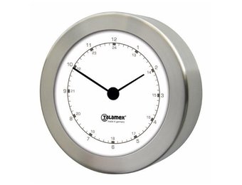Talamex Scheepsklok. Barometer,Hygrometer RVS