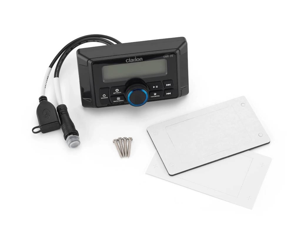Clarion CMR-20 Marine afstandsbediening met LCD display, foto 2 van 2