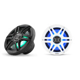 Clarion Speakers Sport 175 mm met RGB Led verlichting wit en zwart CMS-651RGB-SWB