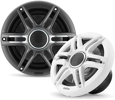 Clarion Speakers Sport (6.5-inch) wit en metallic gray  CMSP-651-SWG