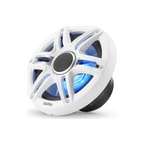 Clarion Speakers Sport (6.5-inch/ 50W) met RGB LED verlichting wit en metallic gray CMSP-651RGB-SWG