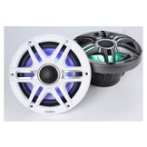 Clarion Speakers Sport (6.5-inch/ 50W) met RGB LED verlichting wit en metallic gray CMSP-651RGB-SWG