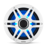 Clarion Speakers Sport (7.7-inch/ 60W) met RGB LED verlichting wit en metallic gray CMSP-771RGB-SWG