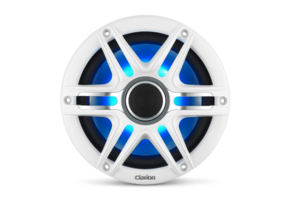Clarion Speakers Sport (7.7-inch/ 60W) met RGB LED verlichting wit en metallic gray CMSP-771RGB-SWG