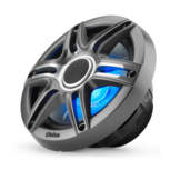 Clarion Speakers Sport (7.7-inch/ 60W) met RGB LED verlichting wit en metallic gray CMSP-771RGB-SWG