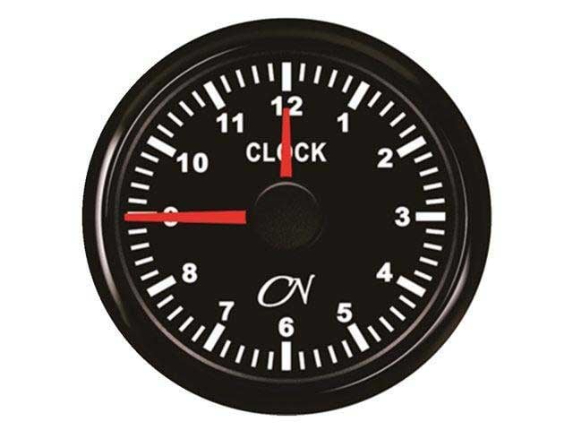 CN Analoge klok Zwart Zwart