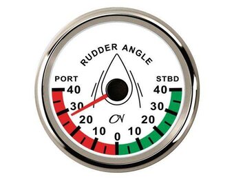 CN Roerstandmeter 0-190 ohm 85mm Wit Chroom a