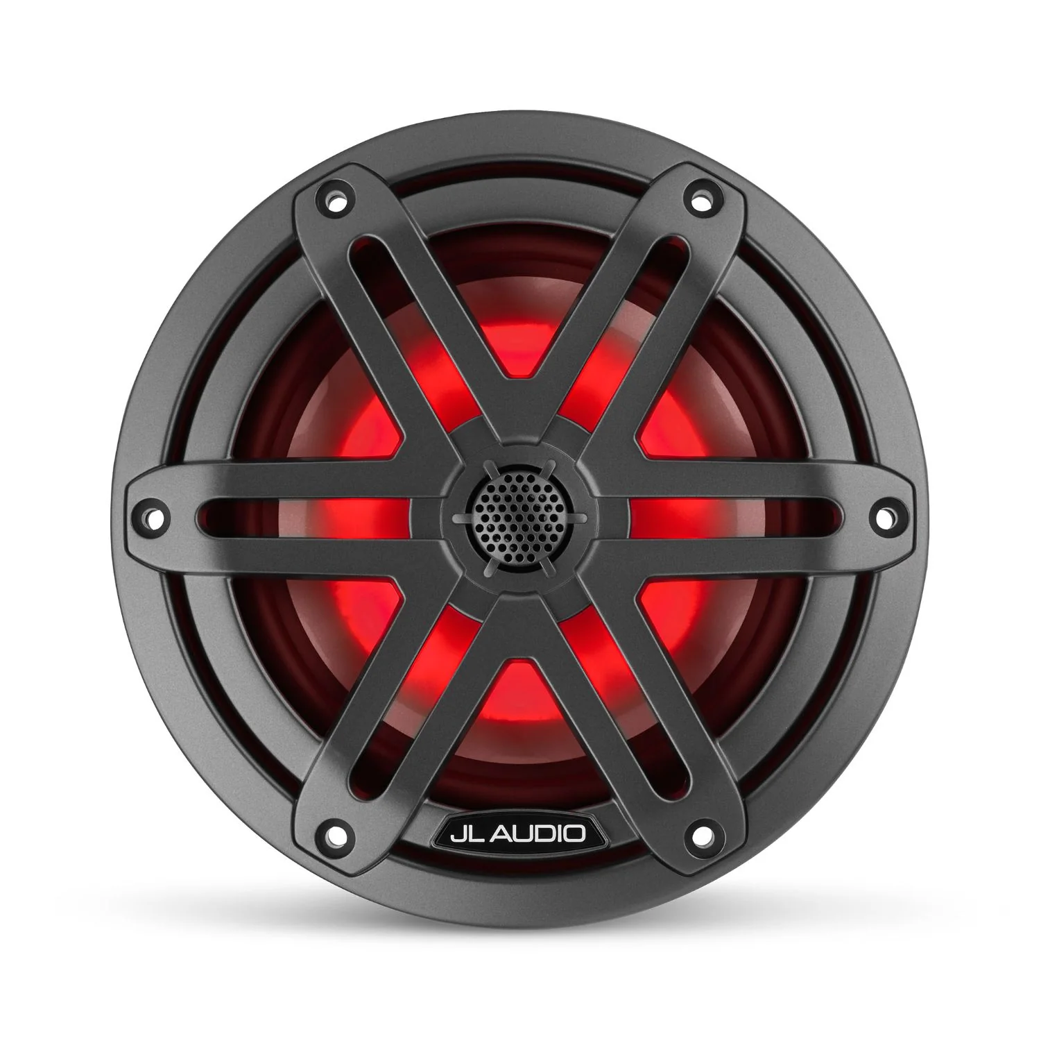 JL Audio M3 Speakerset met LED verlichting (6.5 inch/ 60W) Sport metallic grijs grill