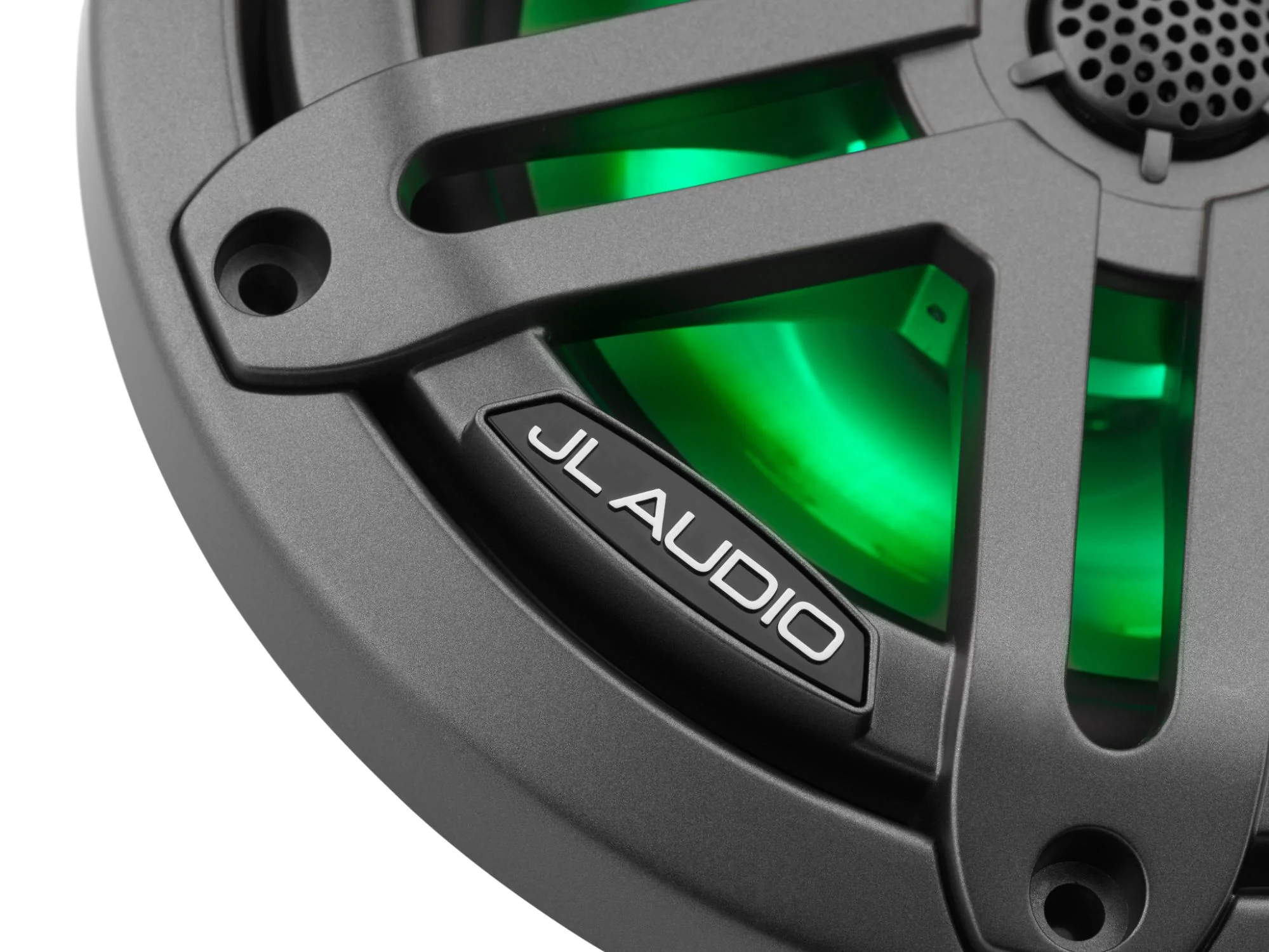 JL Audio M3 Speakerset met LED verlichting (6.5 inch/ 60W) Sport metallic grijs grill