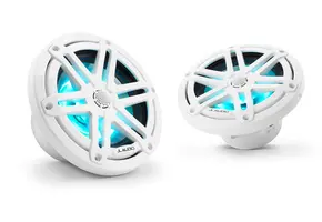 JL Audio M3 Speakerset met LED verlichting (6.5 inch/ 60W) Sport wit grill