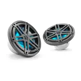 JL Audio M3 Speakerset met LED verlichting (7.7 inch/ 70W) Sport Metallic grijze grill