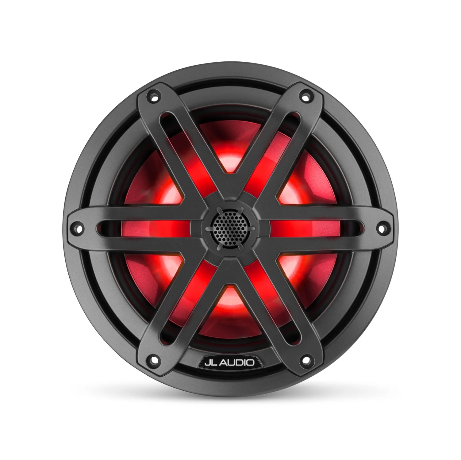 JL Audio M3 Speakerset met LED verlichting (7.7 inch/ 70W) Sport Metallic grijze grill