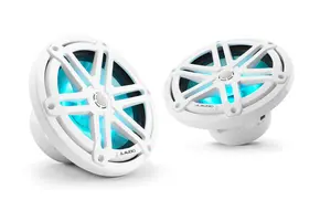 JL Audio M3 Speakerset met LED verlichting (7.7 inch/ 70W) Sport witte grill