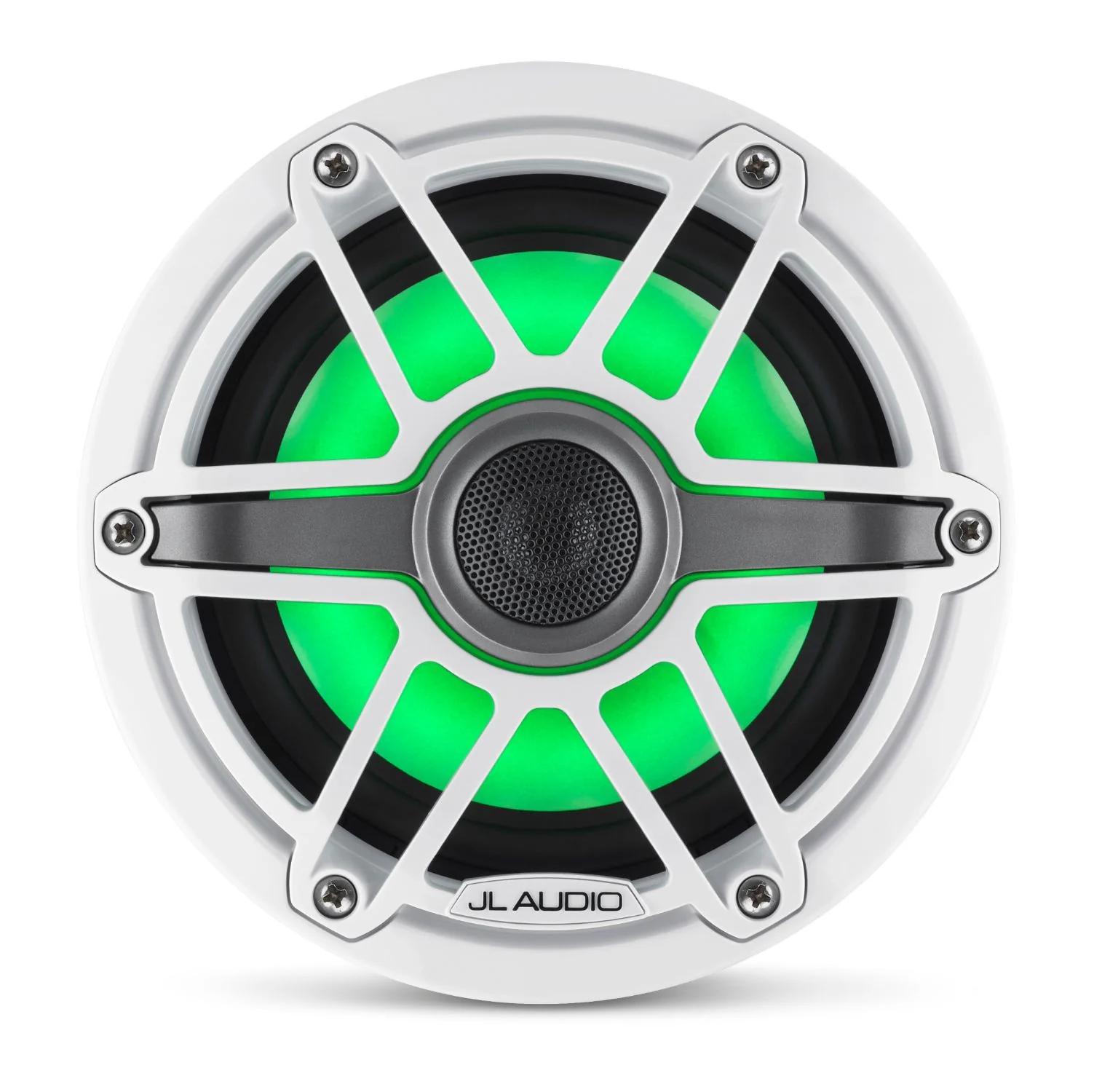JL Audio M6 Speakerset met LED verlichting (6.5 inch/ 75W) Sport witte grill